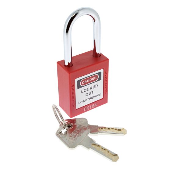 Safety Lockout Padlock with 38mm Shackle
