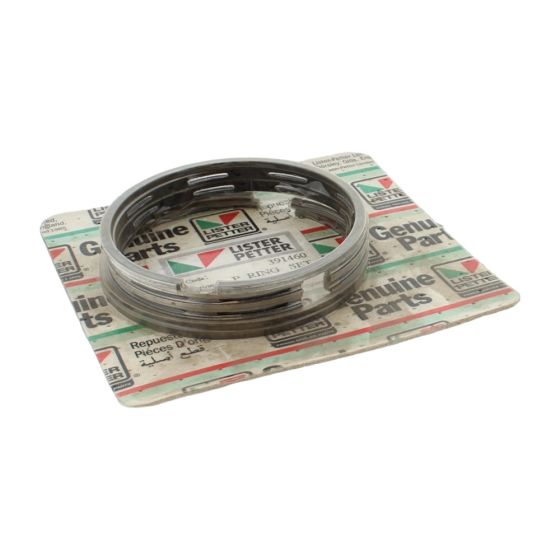 Piston Ring Set Standard Size to fit Petters Paz Single Cylinder Diesel Engine - 391460