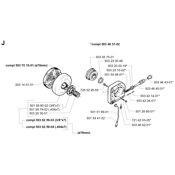 Clutch & Oil Pump Assembly For Husqvarna 394XP Chainsaw 