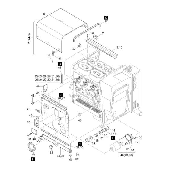 Capsule C/K-1 Assembly for Hatz 3L43C Diesel Engine