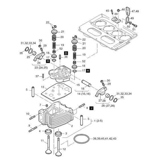 Cylinder Head for Hatz 3M40