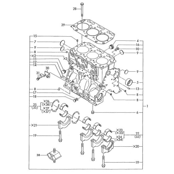 Cylinder Block Assembly