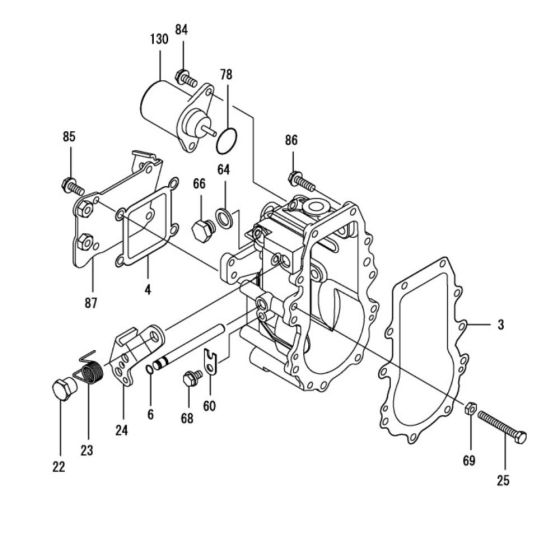 Governor Assembly for Yanmar