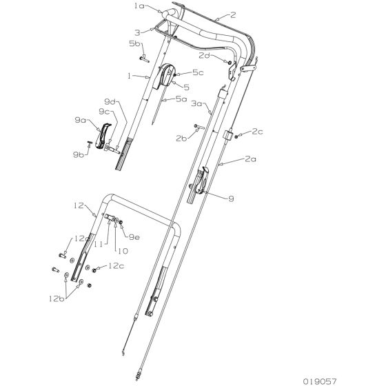 Handle Assembly for Masport 400