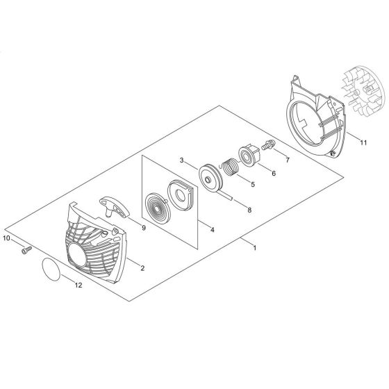 Recoil Starter for Shindaiwa 402S