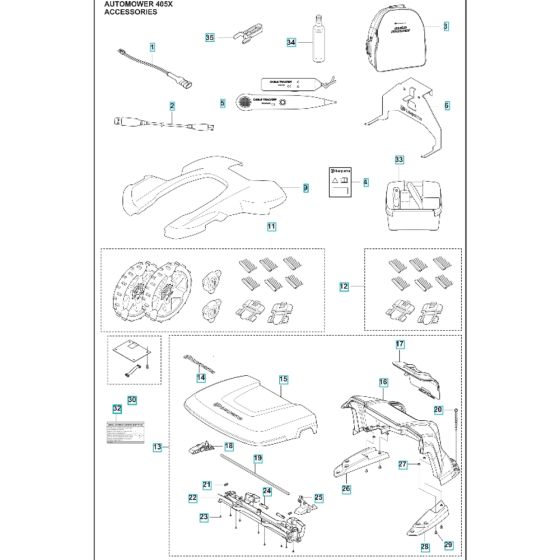 Husqvarna Automower 405X Accessories