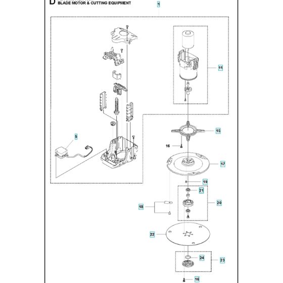 Blade Motor Assembly