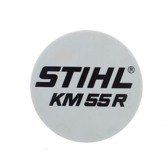 Model Plate for Stihl KM55R Kombi Engine - Genuine Part - 4140 967 1513