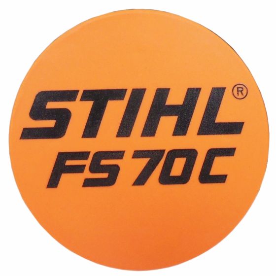 Model Plate for Stihl FS70C Brushcutter - OEM No. 4144 967 1511