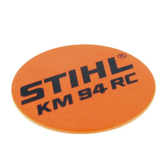 Model Plate for Stihl KM94RC Kombi Engine - 4149 967 1528