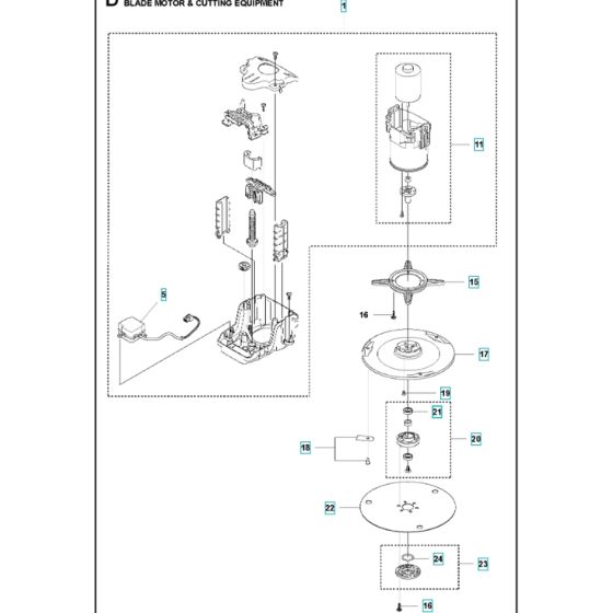 Blade Motor Assembly
