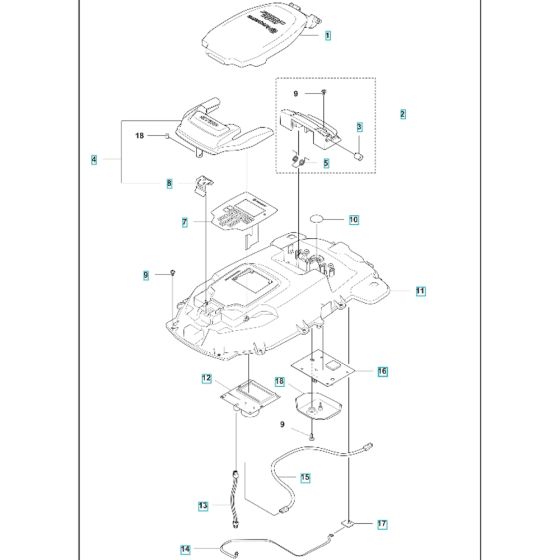 Upper Chassis for Husqvarna 415X