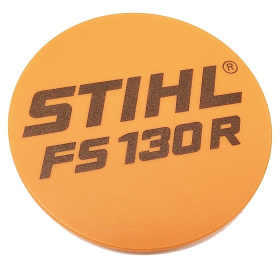 Model Plate for Stihl FS130R - 4180 967 1521