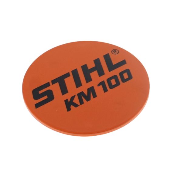 Model Plate for Stihl KM100 Kombi Engine - 4180 967 1508