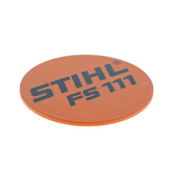 Model Name Plate for Stihl FS111 Brushcutter - OEM No. 4180 967 1549