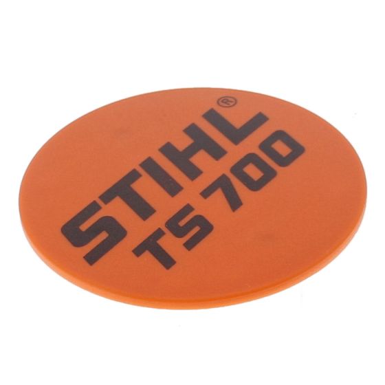 Model Plate for Stihl TS700 Disc Cutters - 4224 967 1500