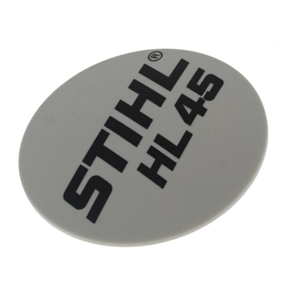 Model plate for Stihl HL 45 Extended Reach Hedgetrimmer - 4232 967 1500