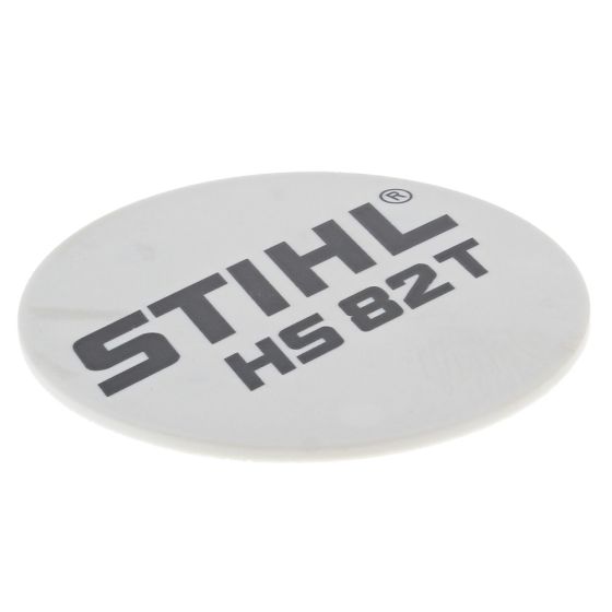Model Plate for Stihl HS 82 T Hedgetrimmers - 4237 967 1508