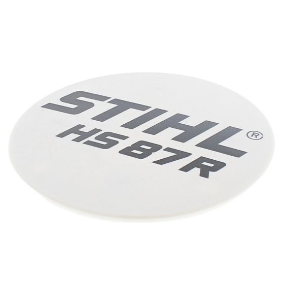 Model plate for Stihl HS82, HS87 Hedge Trimmers - 4237 967 1509