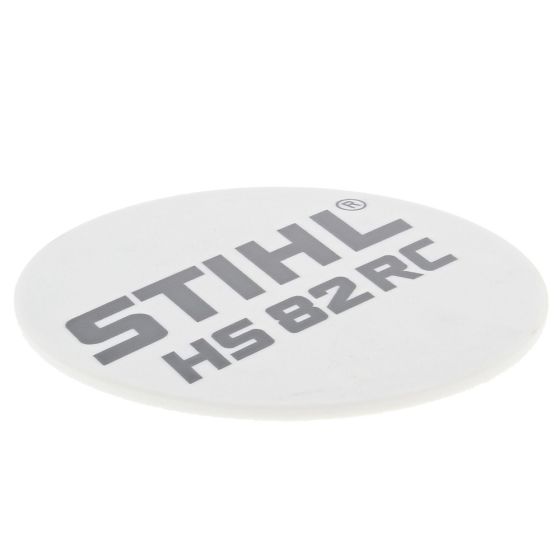 Model Plate for Stihl HS82RC Hedgetrimmers - 4237 967 1510