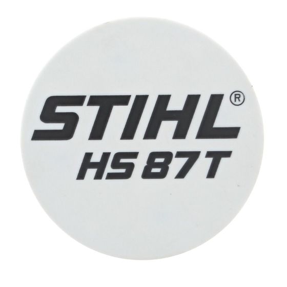 Model Plate for Stihl  HS87T, HS87R Hedge Trimmers - 4237 967 1507