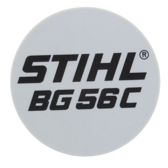 Model Plate for Stihl BG56C Blowers - 4241 967 1501