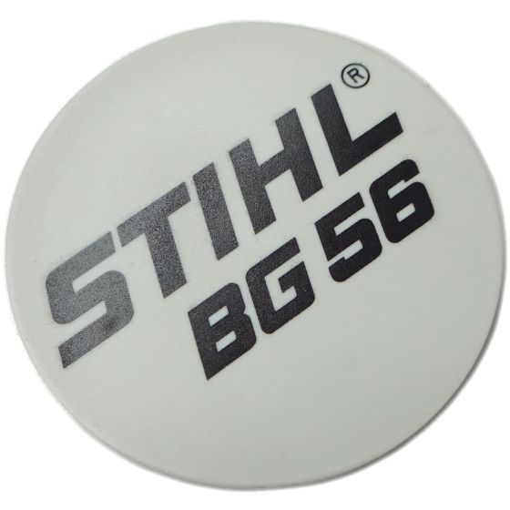 Model Plate for Stihl BG56 - 4241 967 1500