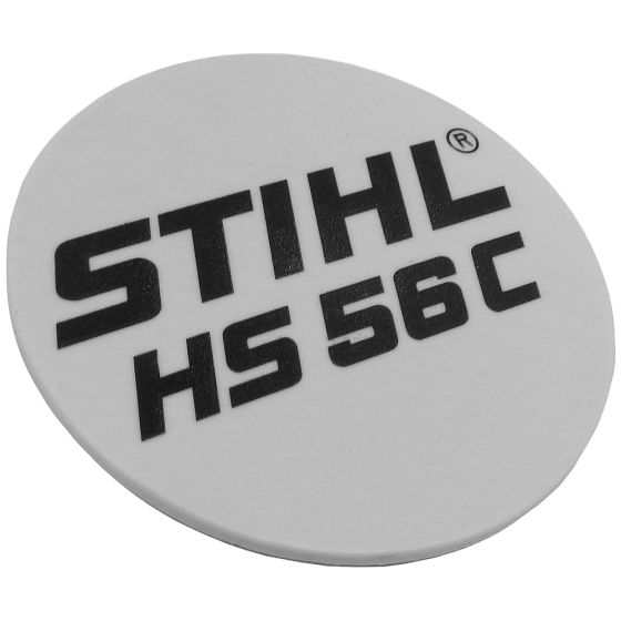 Model Plate for Stihl HS56CE- 4242 967 1502