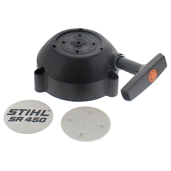 Starter Cover With Rewind Starter for Stihl SR 430-Z, SR 450-Z Mistblowers - 4244 190 0304