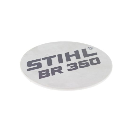 Model Plate for Stihl BR350 Blower - 4244 967 1503
