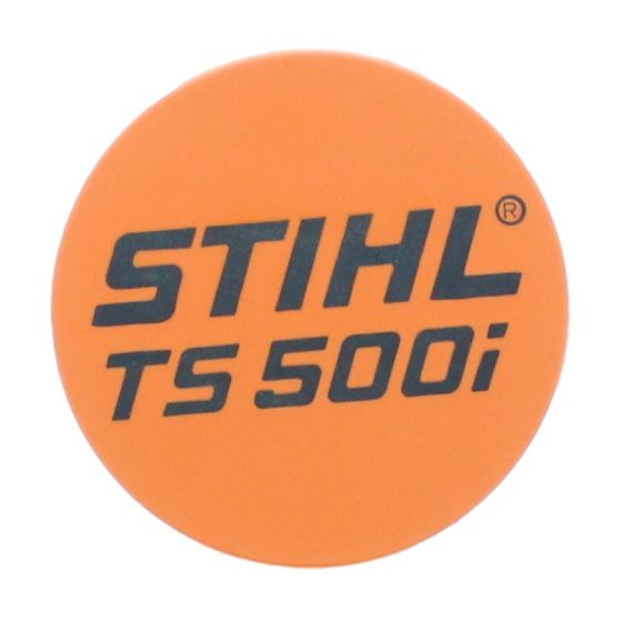 Model plate for Stihl TS 500i Disc Cutter - 4250 967 1500