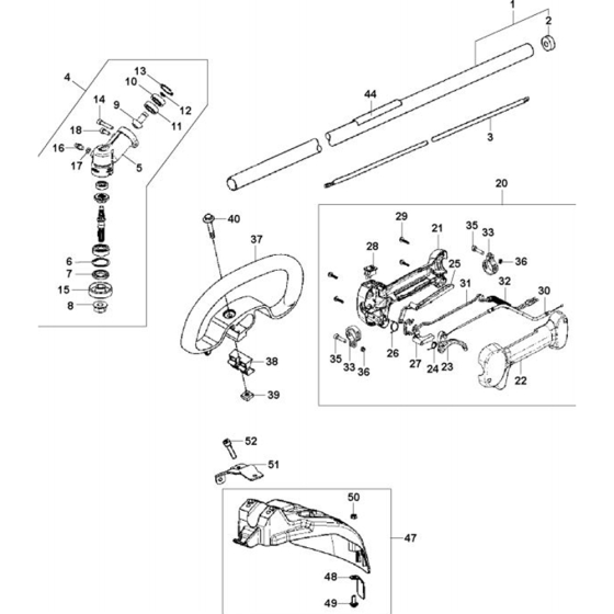 Drive  for Husqvarna 426 LST Trimmer/ Edgers