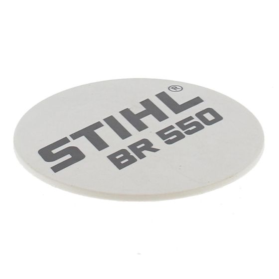 Model Plate for Stihl BR500 Blowers - 4282 967 1502