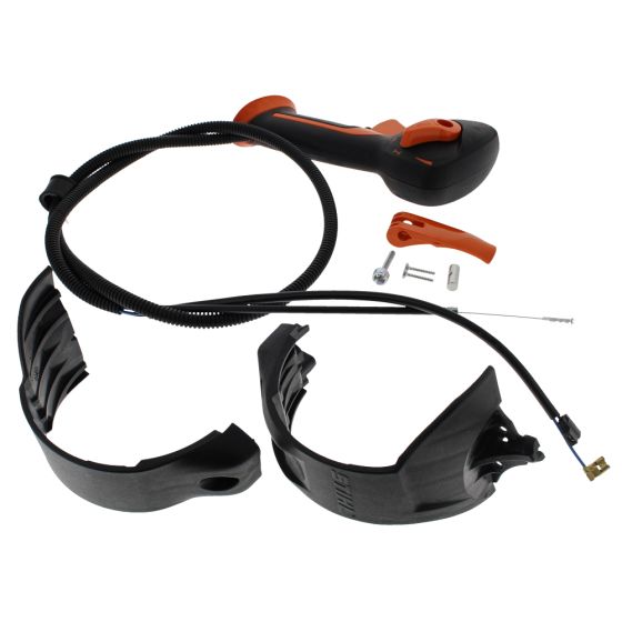 Control Handle with Throttle Cable for Stihl BR700 Backpack Blower - OEM No. 4282 790 4901