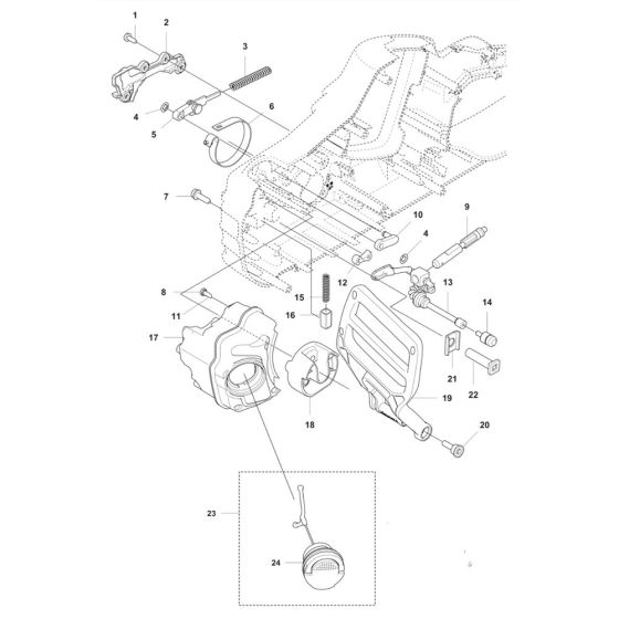 Chain Brake Assembly for Husqvarna 435i