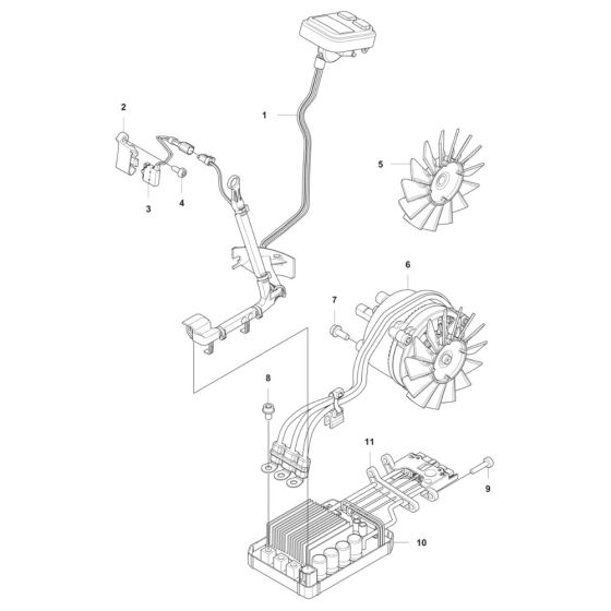 Electrical Assembly for Husqvarna 435i