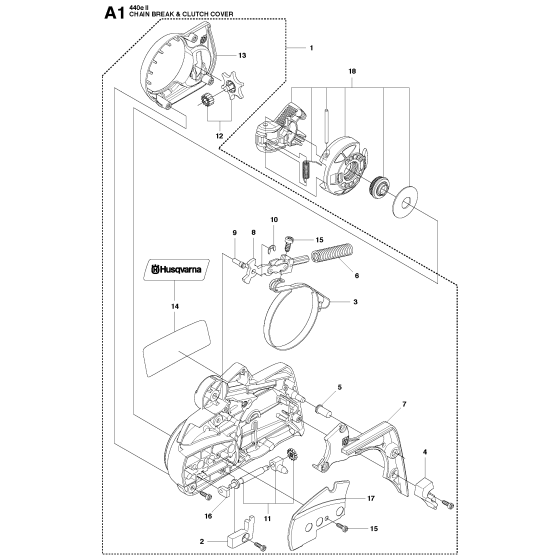 Chain Brake & Clutch Cover