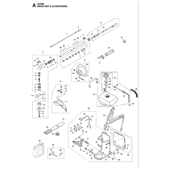Shaft & Handle Assembly