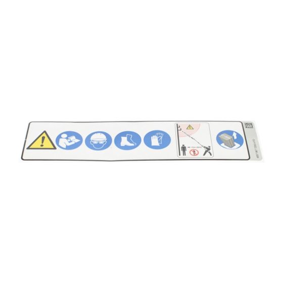 Warning Pictogram for Stihl HTA65 Pole Pruner - 4857 967 7200