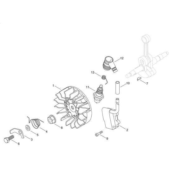 Magneto for Shindaiwa 491S
