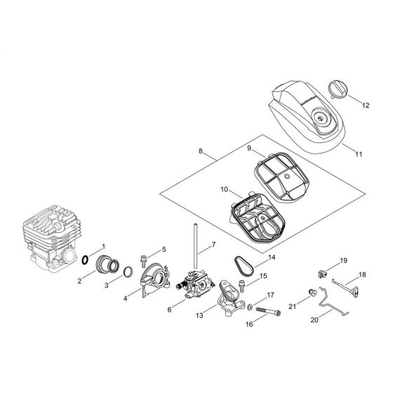 Air Cleaner & Carburettor