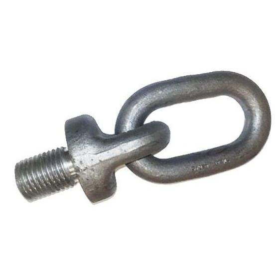 Collared Metric High Tensile Steel Eyebolts With Chain Link