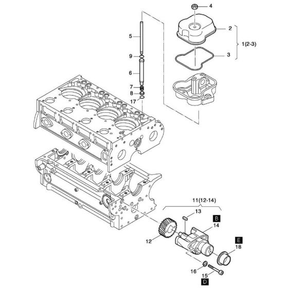 Cylinder Head Assembly for Hatz
