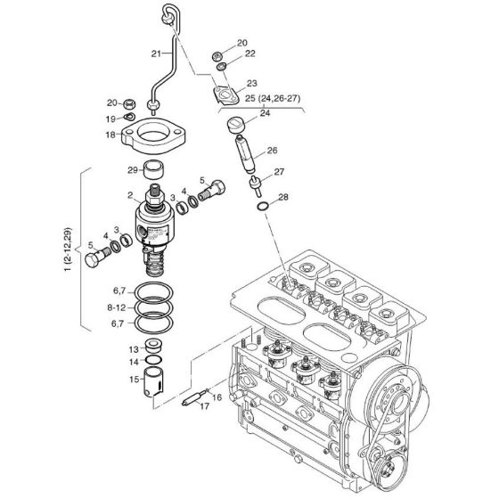 Injection Equipment for Hatz 4M43
