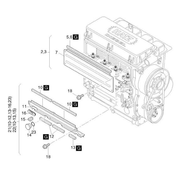 Air Ducting for Hatz 4M43