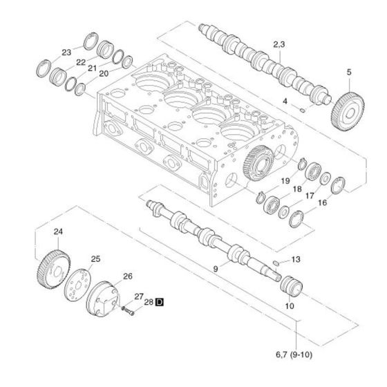 Camshaft, Governor, Timer