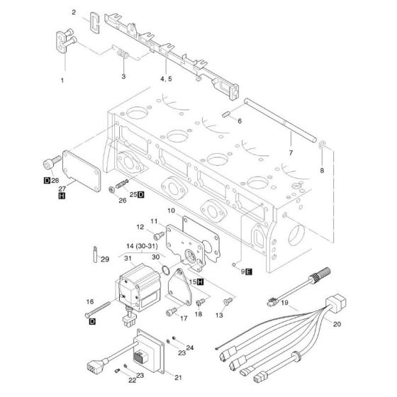 Speed Control Assembly for Hatz 4M43