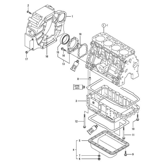 Flywheel Housing & Oil Sump