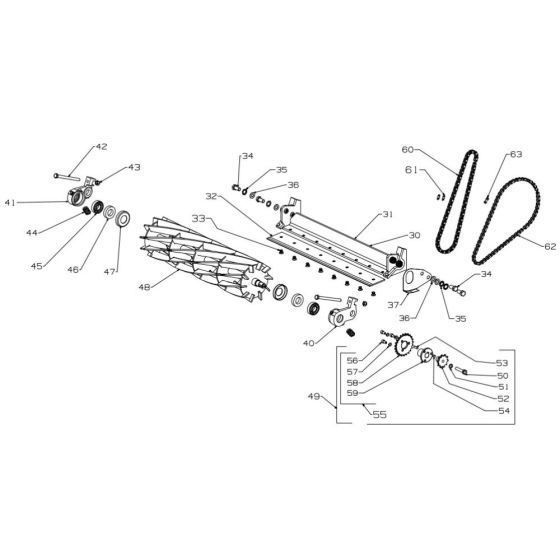 Cutting Assembly for Masport 500