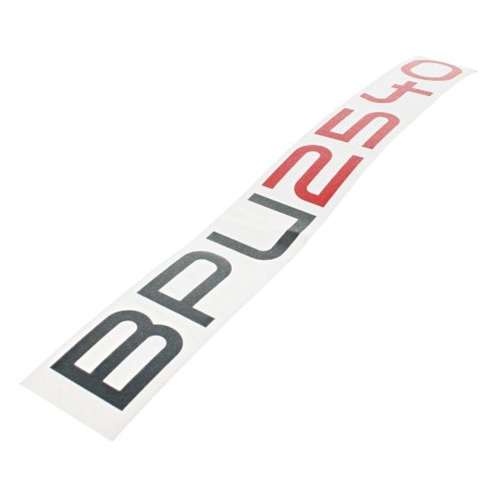 Type Label for Genuine Wacker BPU2540 Compactor - OEM No. 5000127078